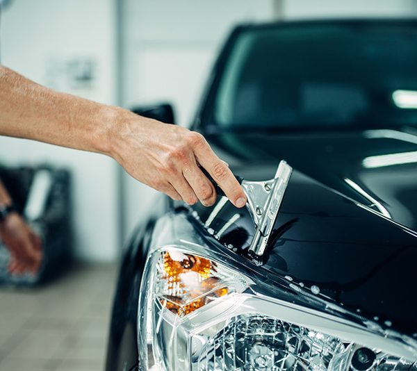 How to Apply the First Coat to Paint a Car Hood