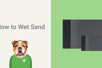 A graphic design of a dog wearing a headset with a mic with a text of How To Wet a Sand