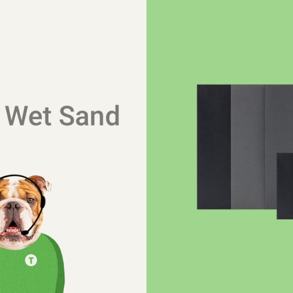 How to wet sand graphic