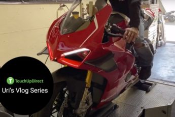 A snippet photo of Red Ducati Bike for TouchUpDirect Uri's Vlog Series