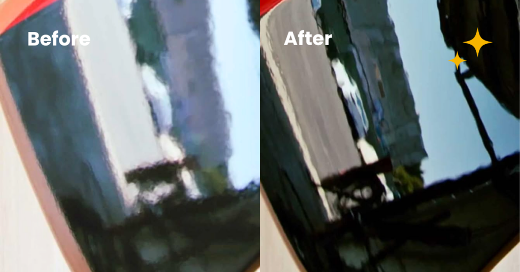 Before and After Using Polishing Kit